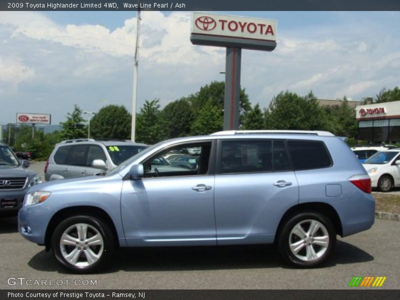 Wave Line Pearl / Ash 2009 Toyota Highlander Limited 4WD