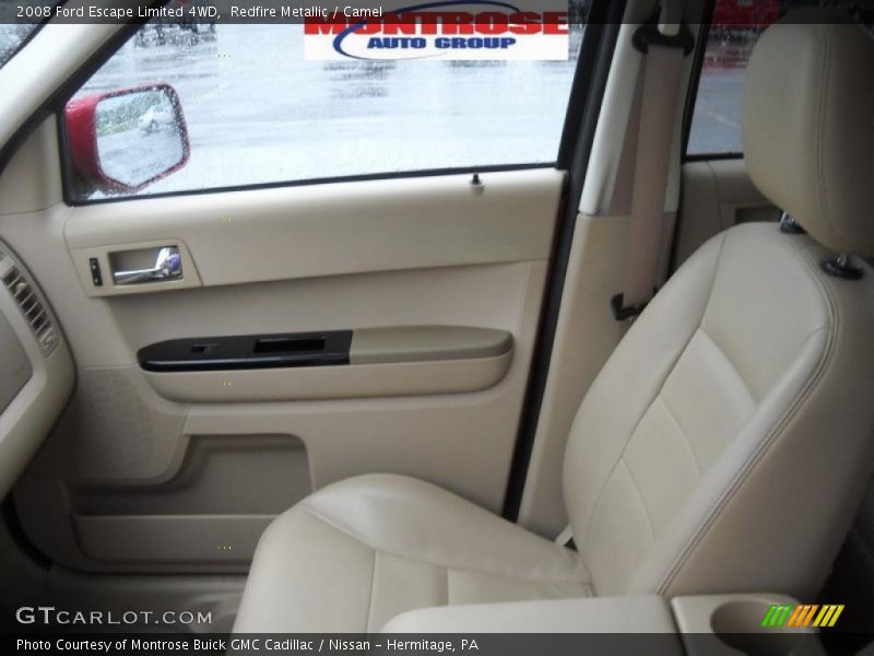 Redfire Metallic / Camel 2008 Ford Escape Limited 4WD
