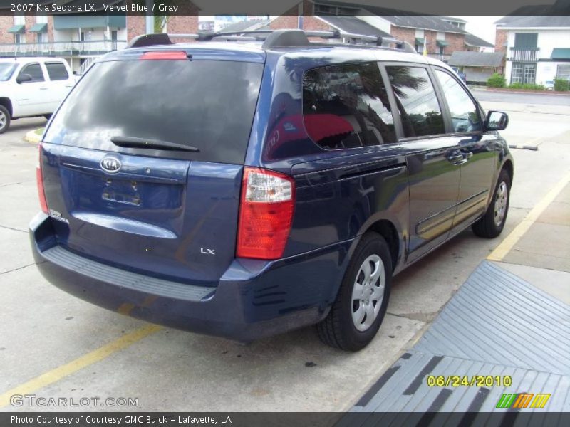 Velvet Blue / Gray 2007 Kia Sedona LX