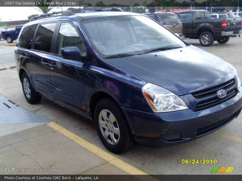 Velvet Blue / Gray 2007 Kia Sedona LX