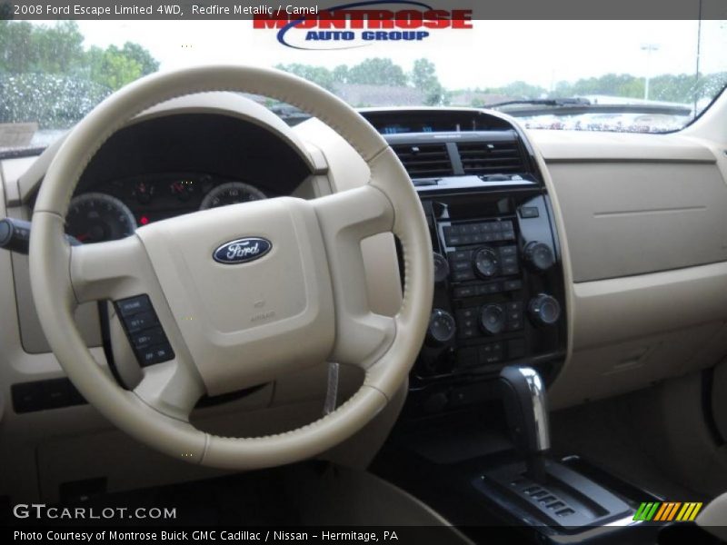 Redfire Metallic / Camel 2008 Ford Escape Limited 4WD