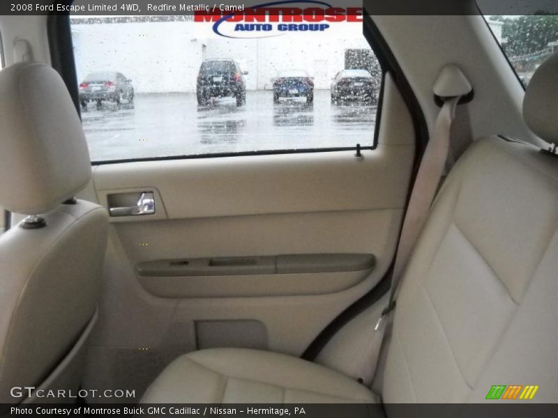 Redfire Metallic / Camel 2008 Ford Escape Limited 4WD
