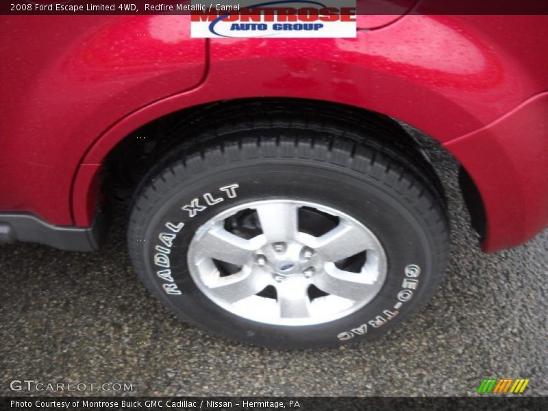 Redfire Metallic / Camel 2008 Ford Escape Limited 4WD