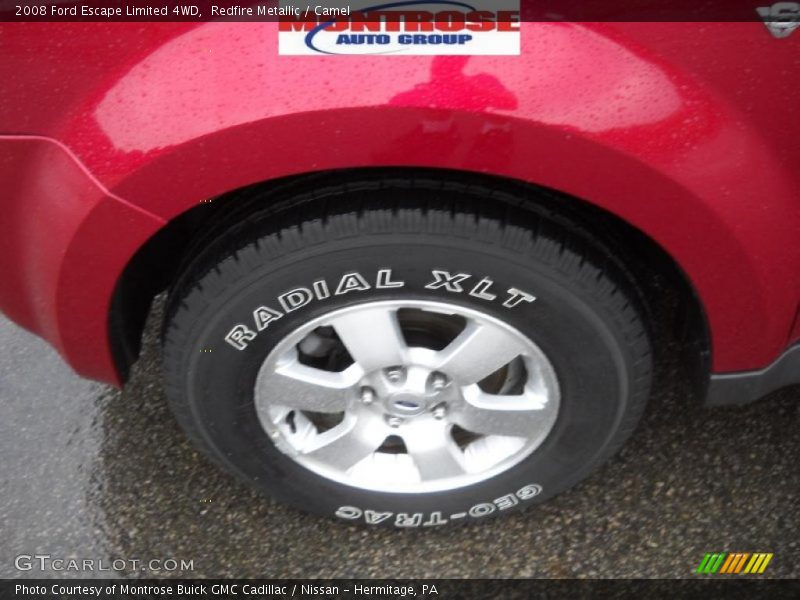 Redfire Metallic / Camel 2008 Ford Escape Limited 4WD