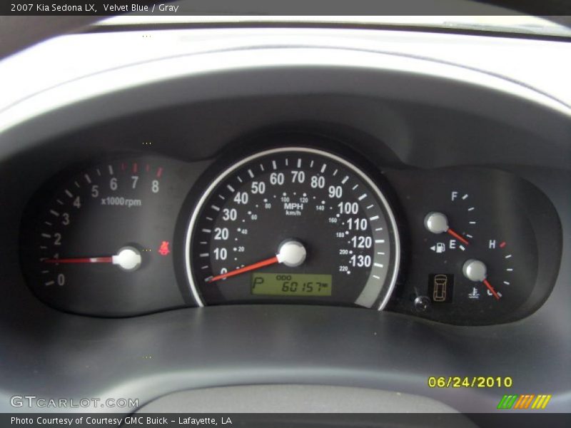 Velvet Blue / Gray 2007 Kia Sedona LX