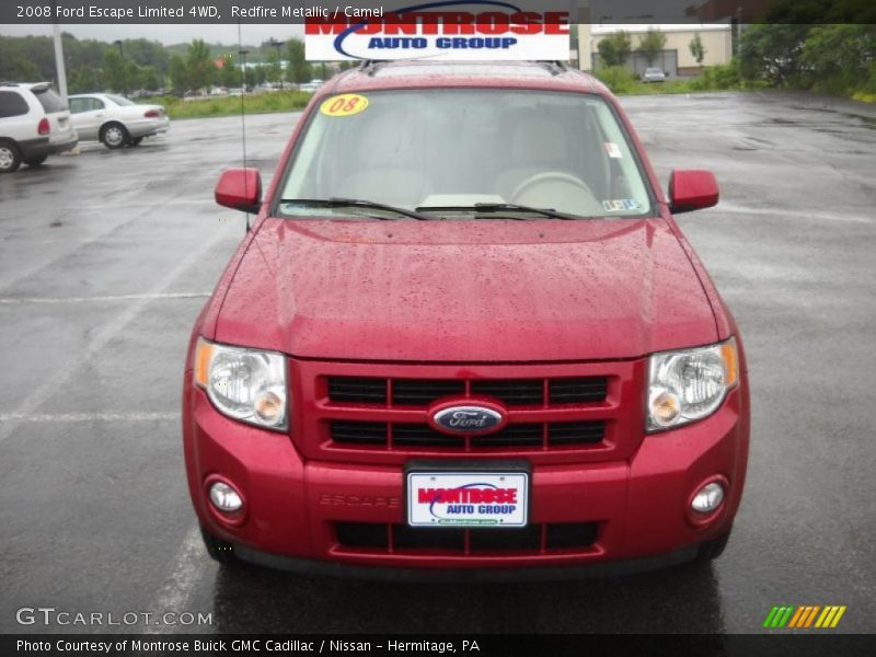 Redfire Metallic / Camel 2008 Ford Escape Limited 4WD
