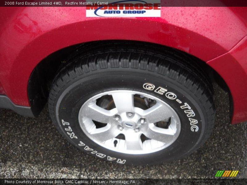 Redfire Metallic / Camel 2008 Ford Escape Limited 4WD
