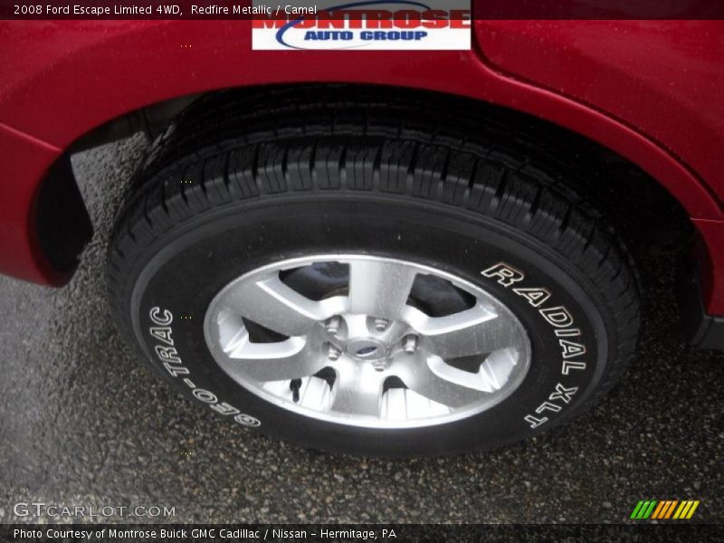 Redfire Metallic / Camel 2008 Ford Escape Limited 4WD