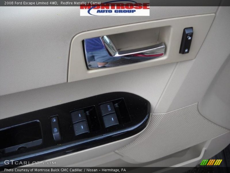 Redfire Metallic / Camel 2008 Ford Escape Limited 4WD