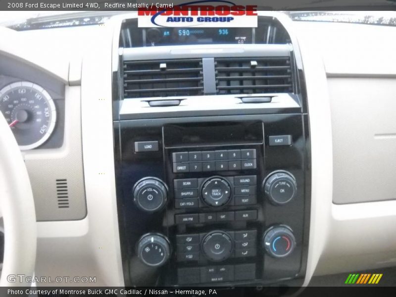 Redfire Metallic / Camel 2008 Ford Escape Limited 4WD