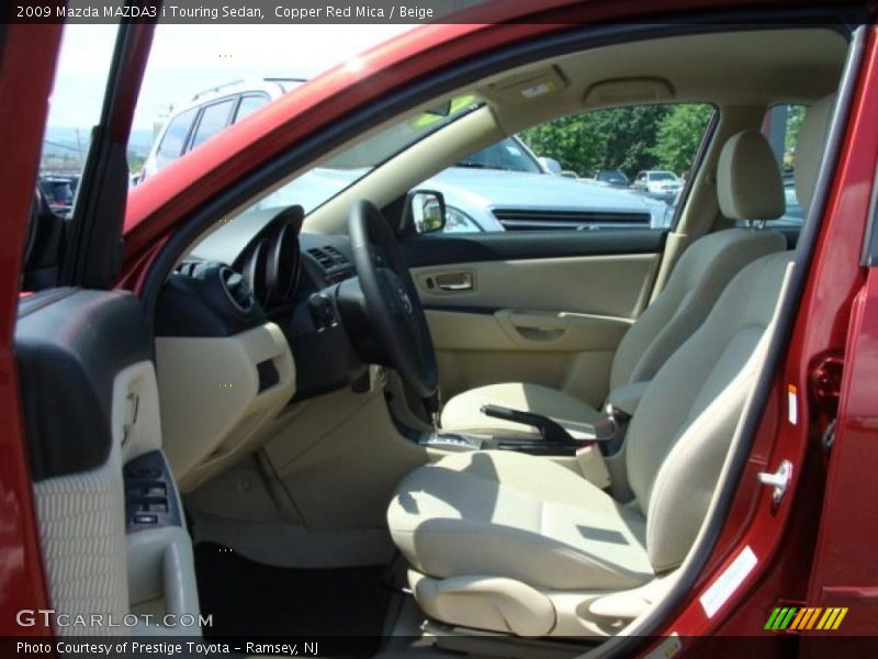 Copper Red Mica / Beige 2009 Mazda MAZDA3 i Touring Sedan