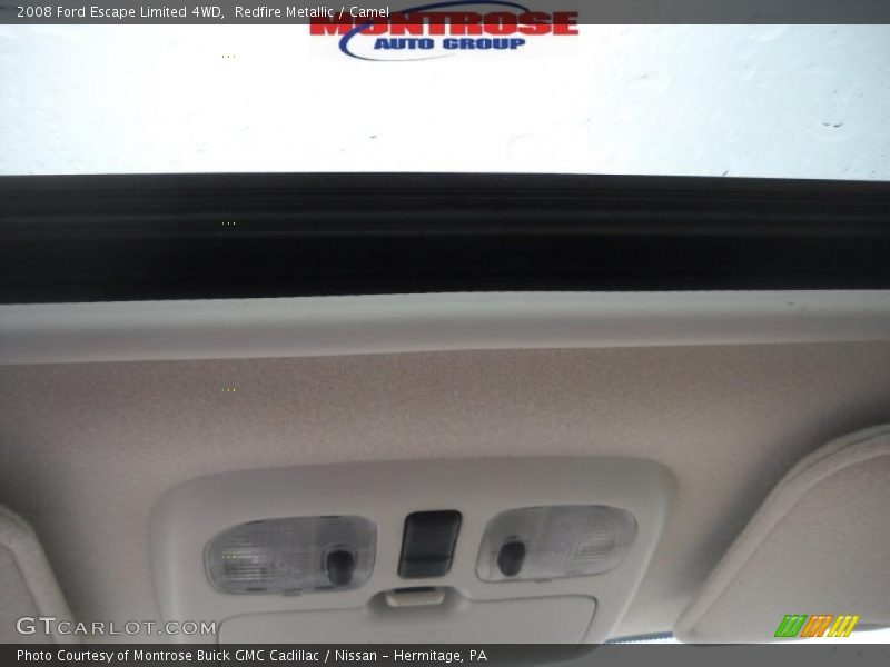 Redfire Metallic / Camel 2008 Ford Escape Limited 4WD