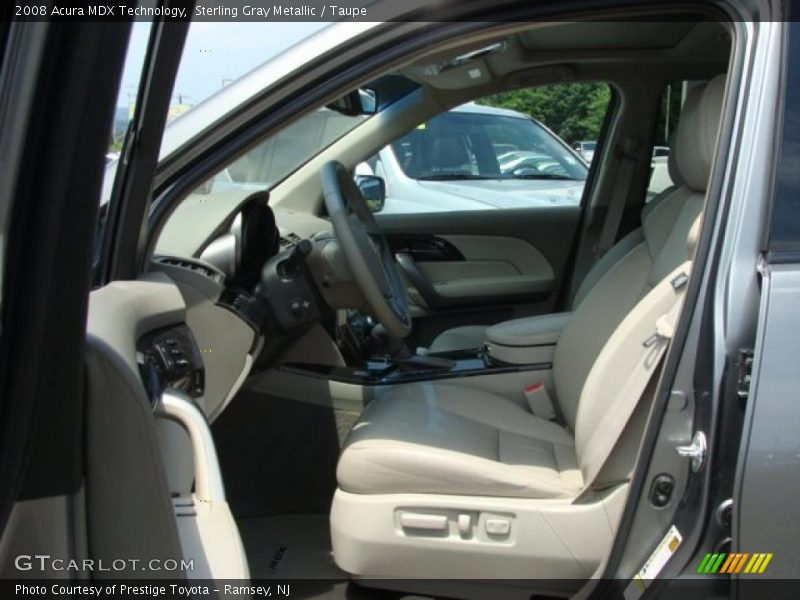 Sterling Gray Metallic / Taupe 2008 Acura MDX Technology