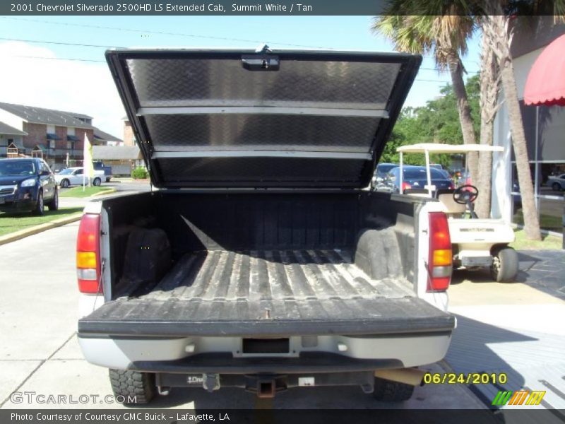 Summit White / Tan 2001 Chevrolet Silverado 2500HD LS Extended Cab