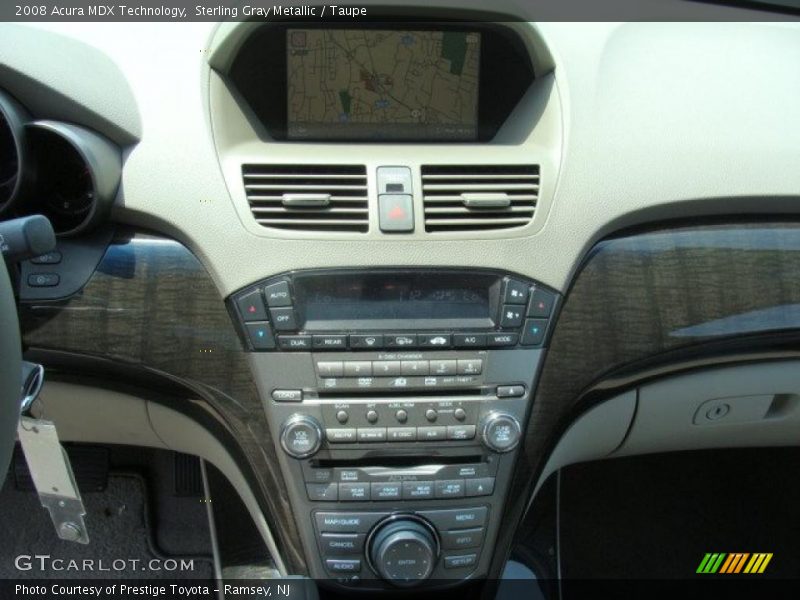 Sterling Gray Metallic / Taupe 2008 Acura MDX Technology