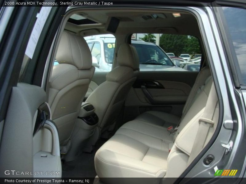 Sterling Gray Metallic / Taupe 2008 Acura MDX Technology