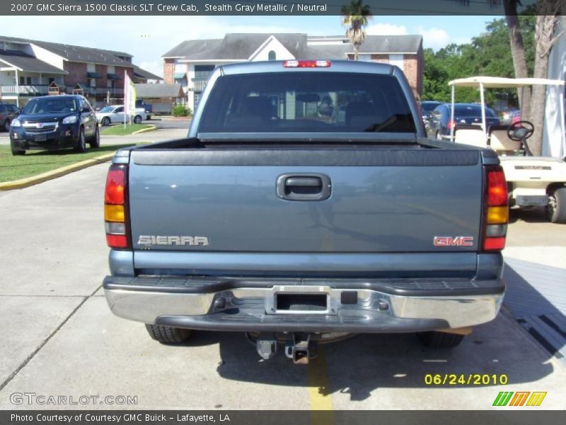 Stealth Gray Metallic / Neutral 2007 GMC Sierra 1500 Classic SLT Crew Cab