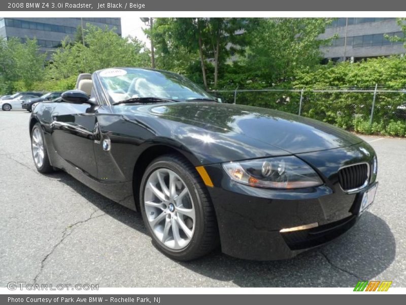 Jet Black / Beige 2008 BMW Z4 3.0i Roadster