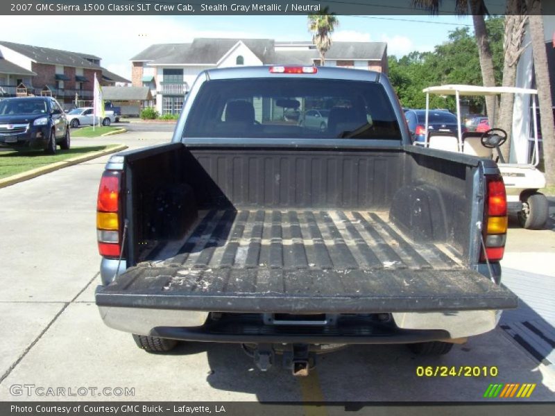 Stealth Gray Metallic / Neutral 2007 GMC Sierra 1500 Classic SLT Crew Cab