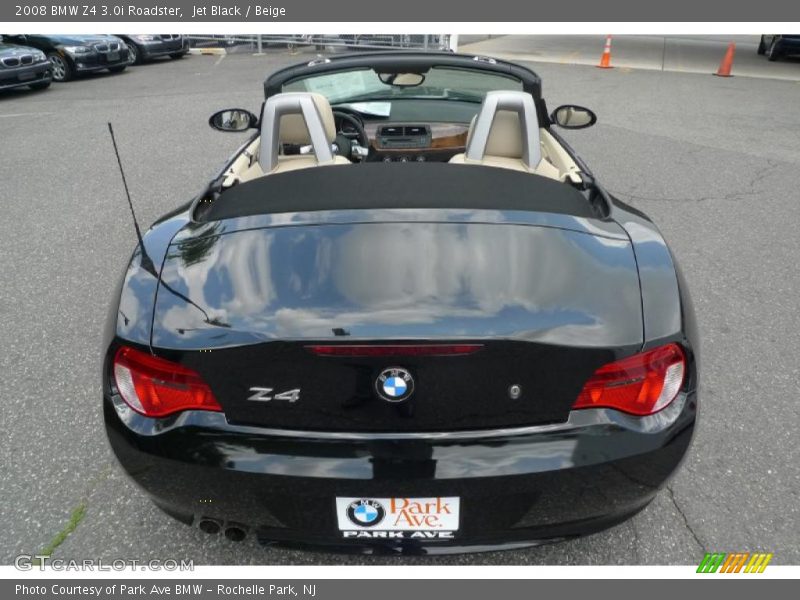 Jet Black / Beige 2008 BMW Z4 3.0i Roadster