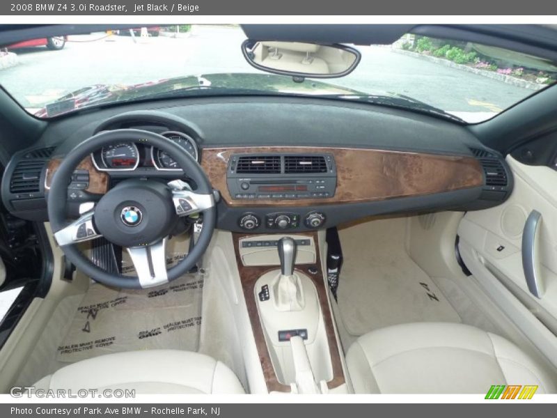 Jet Black / Beige 2008 BMW Z4 3.0i Roadster