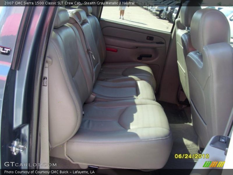 Stealth Gray Metallic / Neutral 2007 GMC Sierra 1500 Classic SLT Crew Cab