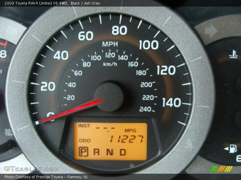 Black / Ash Gray 2009 Toyota RAV4 Limited V6 4WD