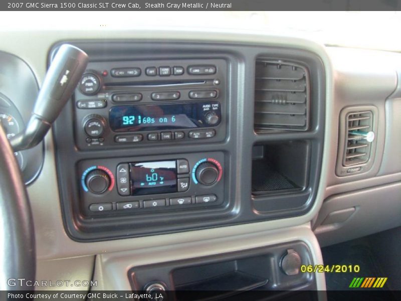 Stealth Gray Metallic / Neutral 2007 GMC Sierra 1500 Classic SLT Crew Cab