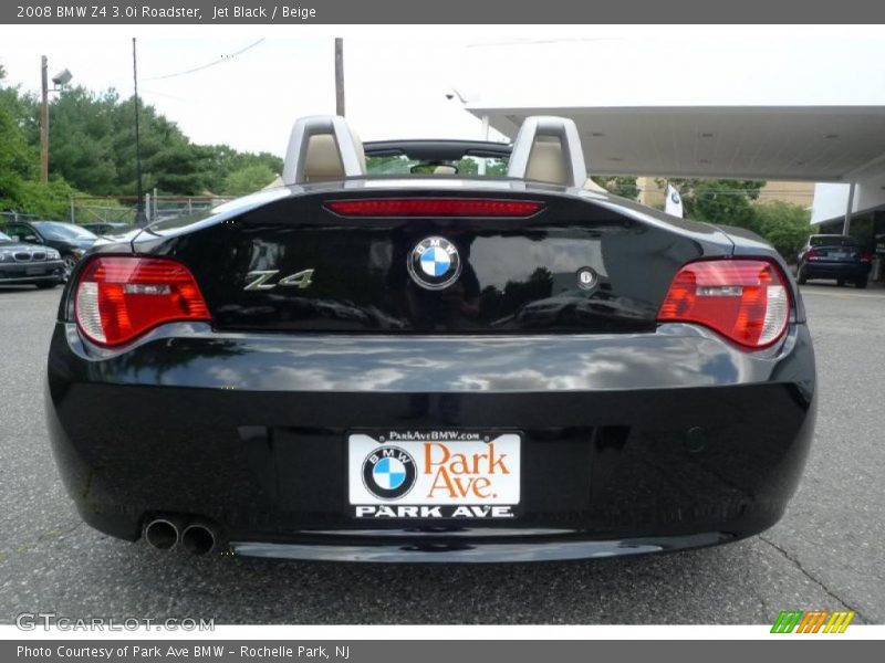 Jet Black / Beige 2008 BMW Z4 3.0i Roadster