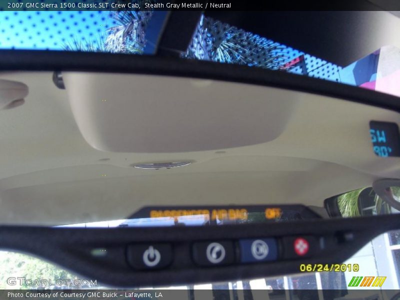 Stealth Gray Metallic / Neutral 2007 GMC Sierra 1500 Classic SLT Crew Cab