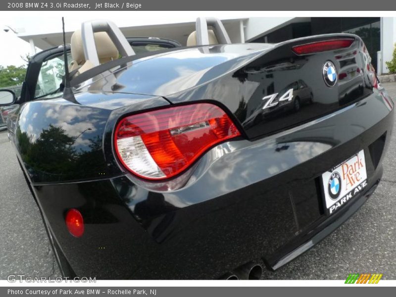 Jet Black / Beige 2008 BMW Z4 3.0i Roadster