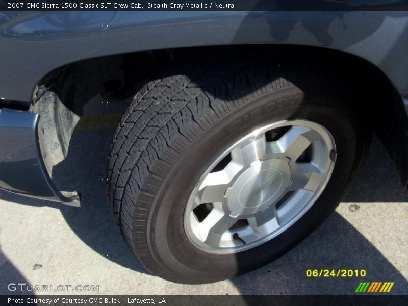 Stealth Gray Metallic / Neutral 2007 GMC Sierra 1500 Classic SLT Crew Cab