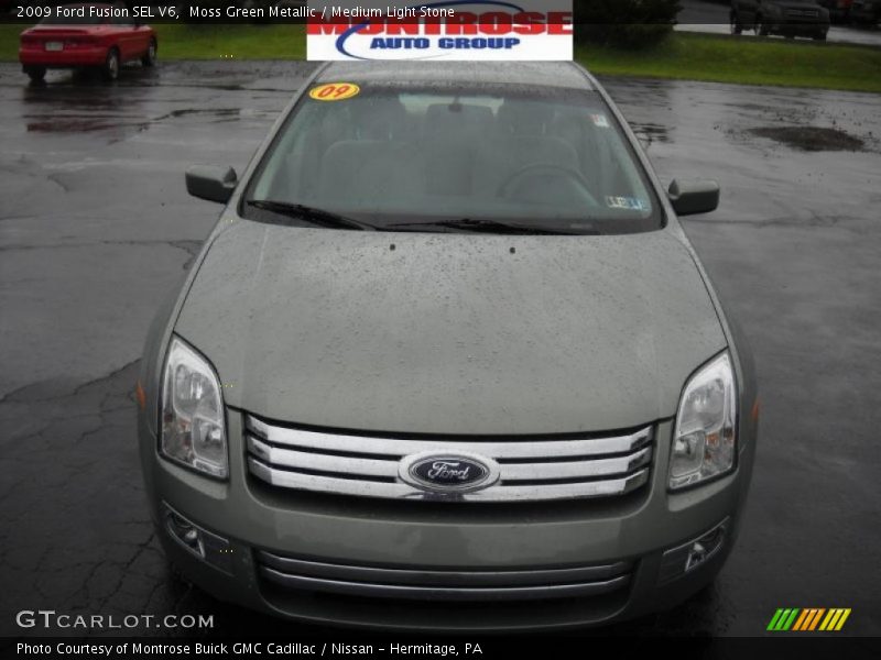 Moss Green Metallic / Medium Light Stone 2009 Ford Fusion SEL V6