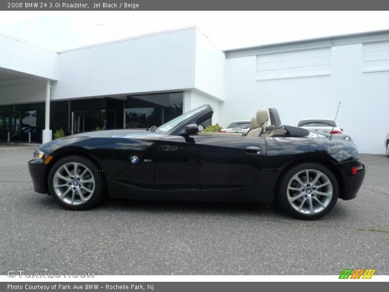 Jet Black / Beige 2008 BMW Z4 3.0i Roadster