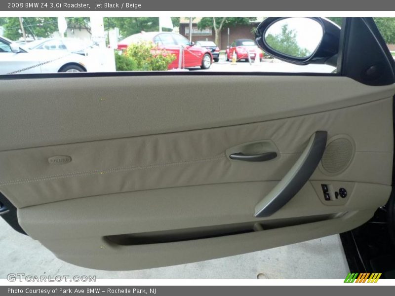 Jet Black / Beige 2008 BMW Z4 3.0i Roadster