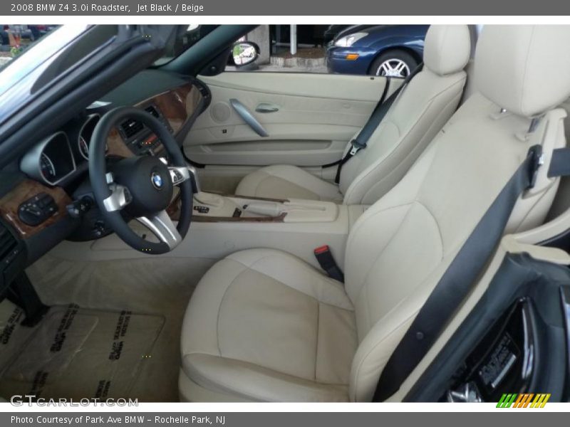Jet Black / Beige 2008 BMW Z4 3.0i Roadster