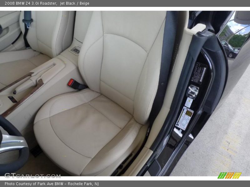 Jet Black / Beige 2008 BMW Z4 3.0i Roadster