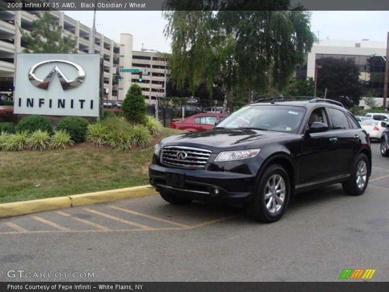 Black Obsidian / Wheat 2008 Infiniti FX 35 AWD