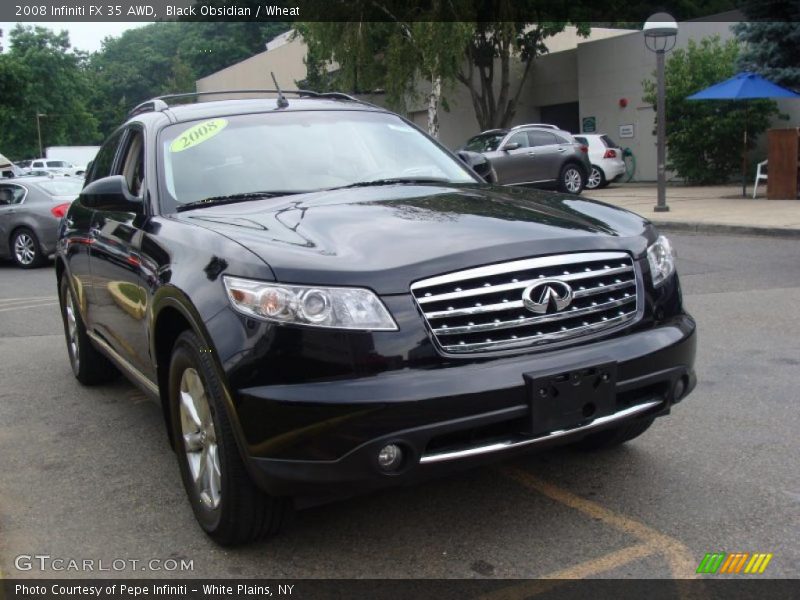 Black Obsidian / Wheat 2008 Infiniti FX 35 AWD