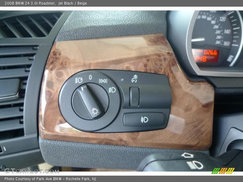 Jet Black / Beige 2008 BMW Z4 3.0i Roadster