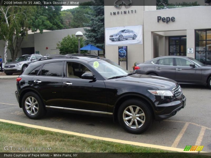 Black Obsidian / Wheat 2008 Infiniti FX 35 AWD