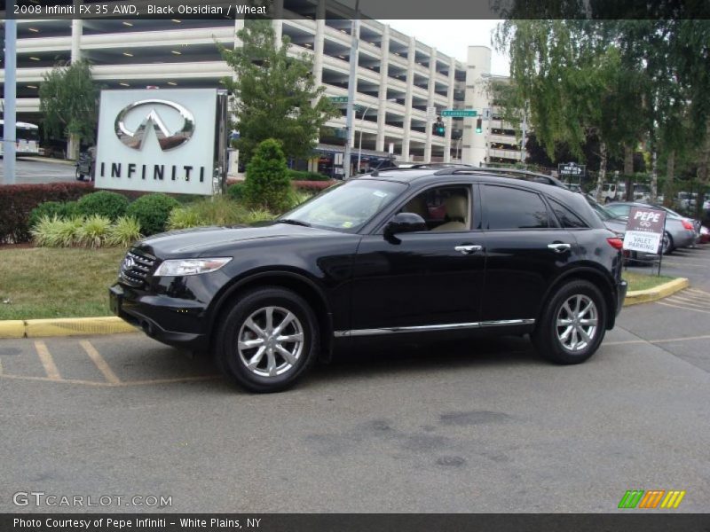 Black Obsidian / Wheat 2008 Infiniti FX 35 AWD