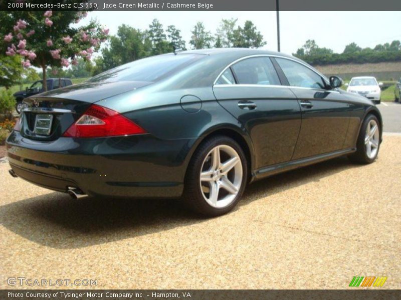 Jade Green Metallic / Cashmere Beige 2008 Mercedes-Benz CLS 550