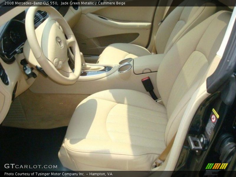 Jade Green Metallic / Cashmere Beige 2008 Mercedes-Benz CLS 550