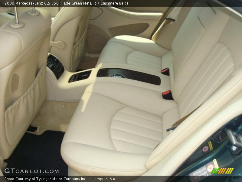 Jade Green Metallic / Cashmere Beige 2008 Mercedes-Benz CLS 550
