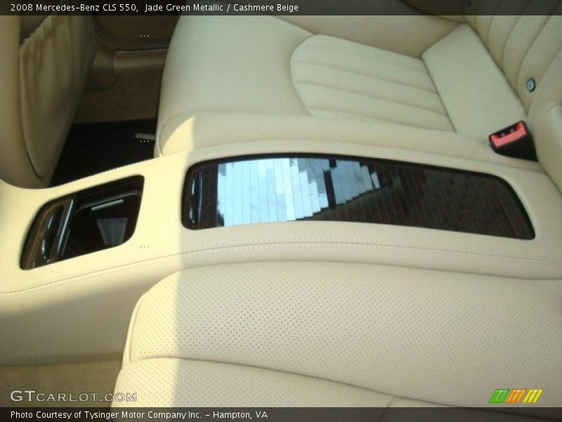Jade Green Metallic / Cashmere Beige 2008 Mercedes-Benz CLS 550