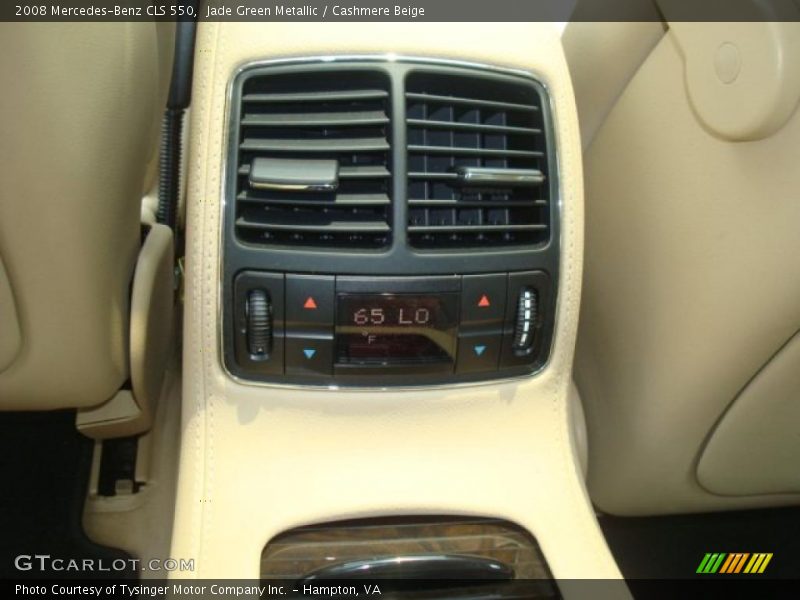 Jade Green Metallic / Cashmere Beige 2008 Mercedes-Benz CLS 550