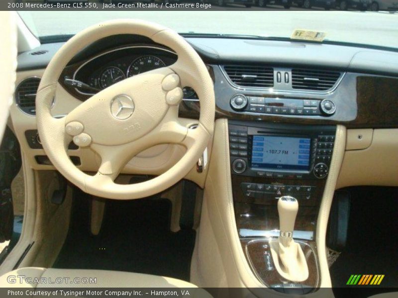 Jade Green Metallic / Cashmere Beige 2008 Mercedes-Benz CLS 550