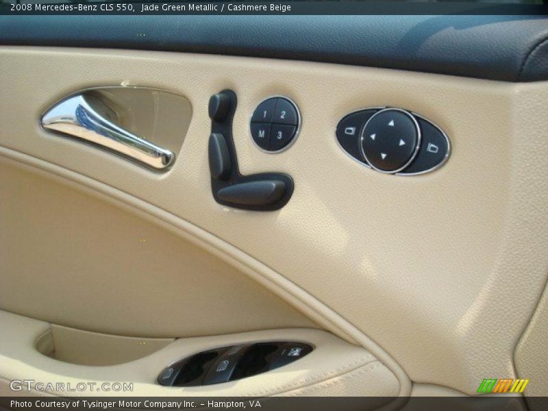 Jade Green Metallic / Cashmere Beige 2008 Mercedes-Benz CLS 550
