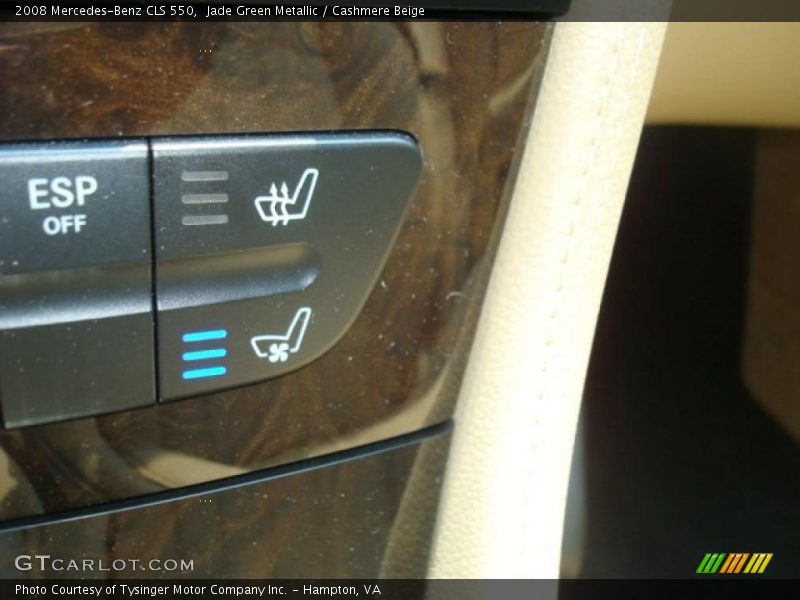 Jade Green Metallic / Cashmere Beige 2008 Mercedes-Benz CLS 550